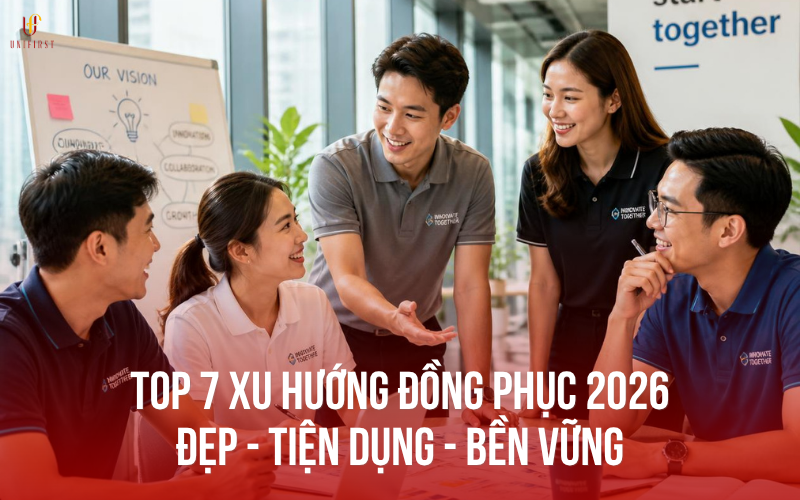 Top 7 xu hướng đồng phục 2026: Đẹp - Tiện dụng - Bền vững