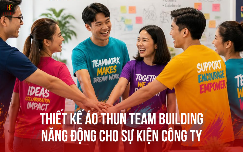  Thiết kế áo thun team building năng động cho sự kiện công ty