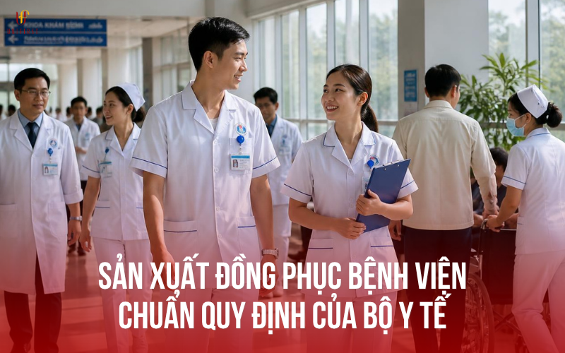 Sản xuất đồng phục bệnh viện chuẩn quy định của Bộ Y tế
