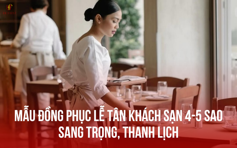 Mẫu đồng phục lễ tân khách sạn 4-5 sao sang trọng, thanh lịch