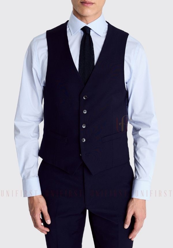 Áo ghile nam màu xanh đậm