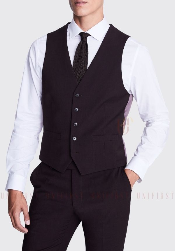 Áo ghile nam màu đen