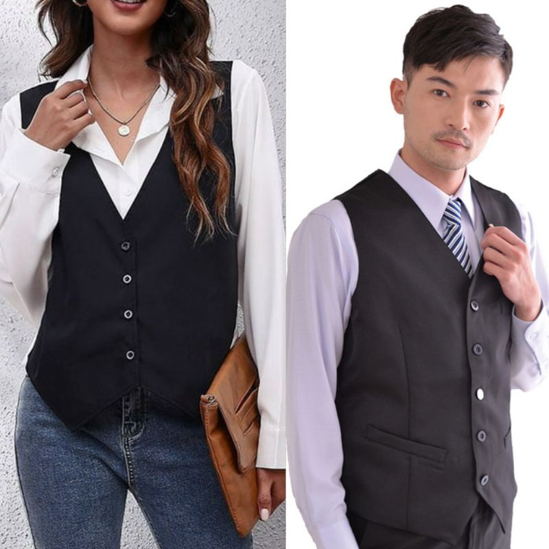 Hình ảnh áo ghile cho nam và nữ