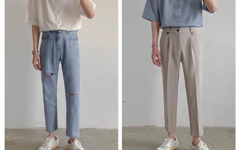 Phong cách phối đồ với áo sơ mi nam