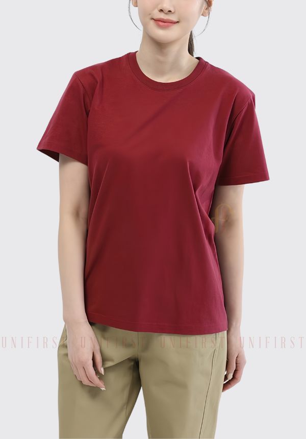 Áo thun cổ tròn dáng Slim Fit