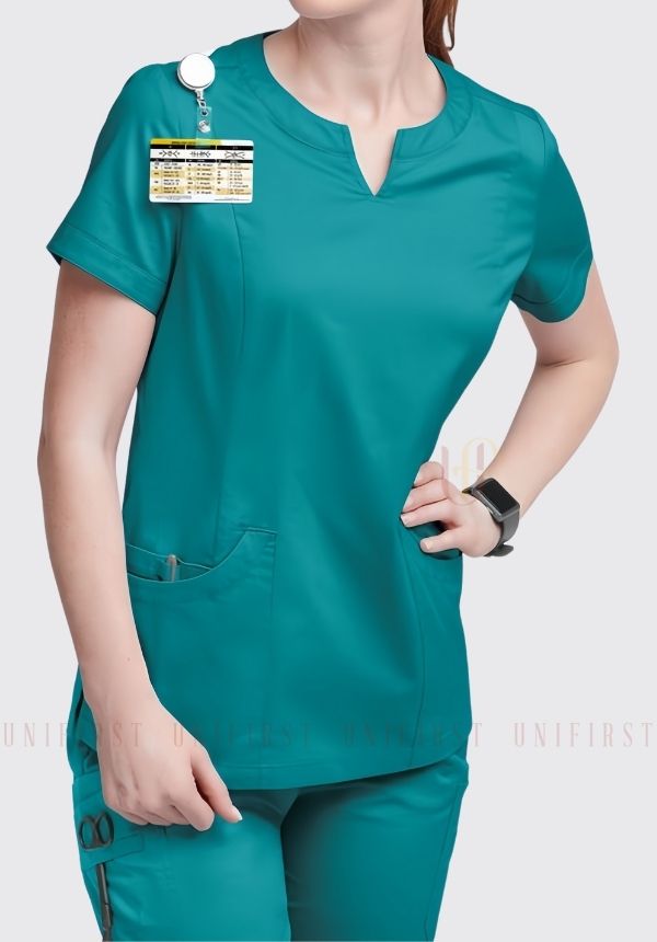 Trang phục kỹ thuật viên y tế màu xanh lam