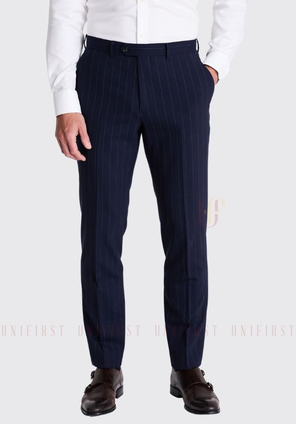 Mẫu quần tây nam kẻ sọc thời thường