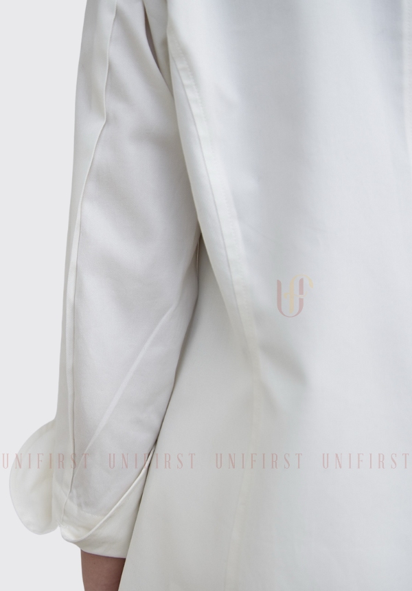 Áo đầu bếp nữ màu trắng