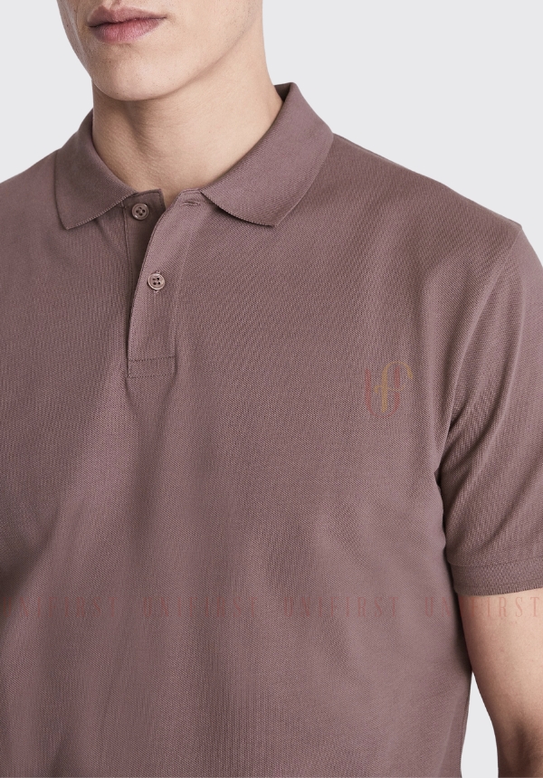 Áo thun Polo màu nâu tím