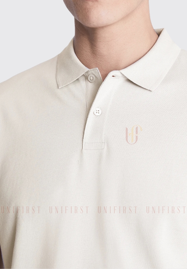 Áo thun Polo màu kem