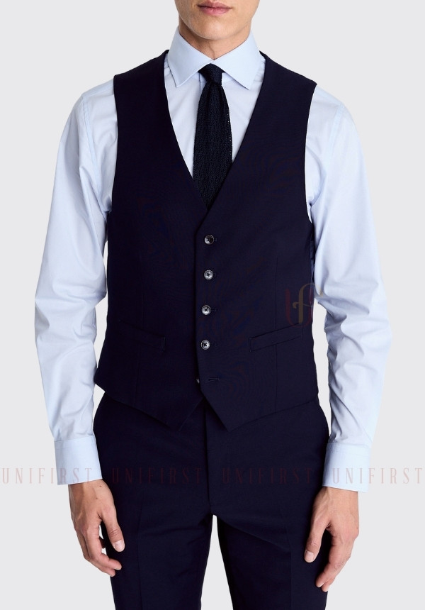 Áo ghile nam màu xanh đen