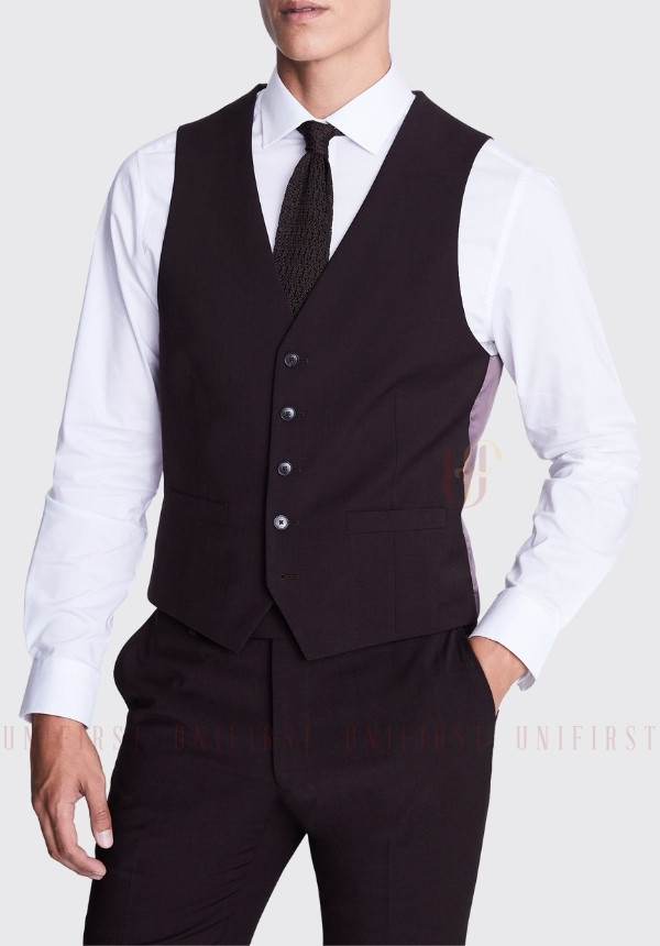 Áo ghile nam màu nâu