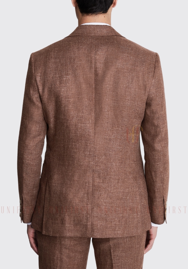 Áo vest nam màu nâu đất