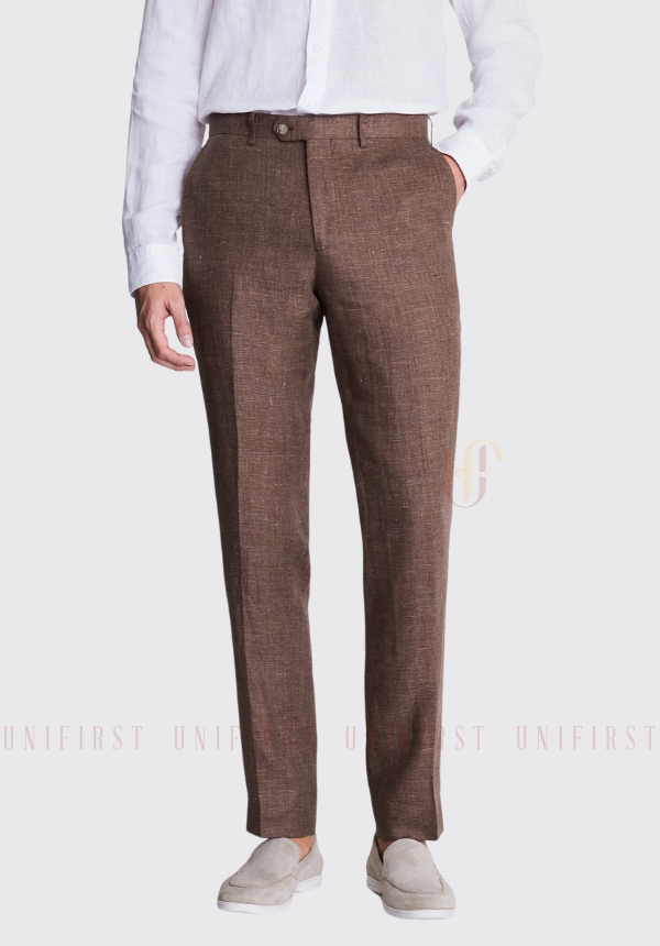 Áo vest nam màu nâu đất