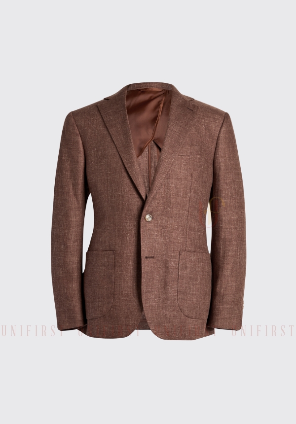 Áo vest nam màu nâu đất