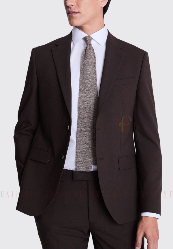 Áo vest nam màu nâu socola