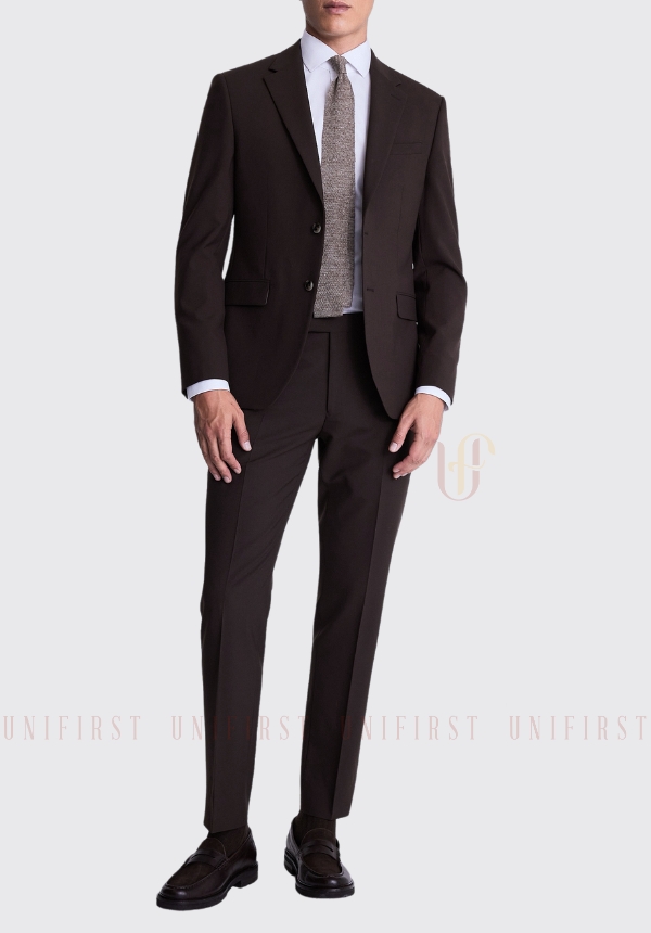 Áo vest nam màu nâu socola