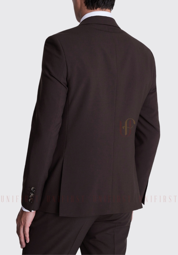 Áo vest nam màu nâu socola