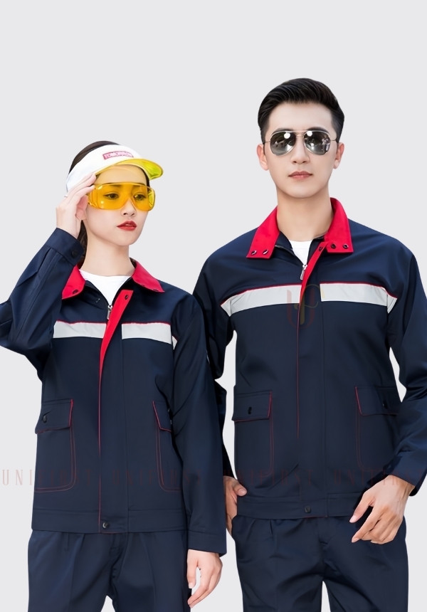 Đồng phục công nhân màu xanh đen