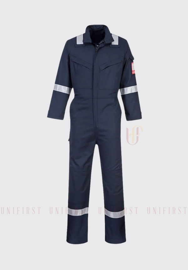 Áo liền quần màu xanh đen