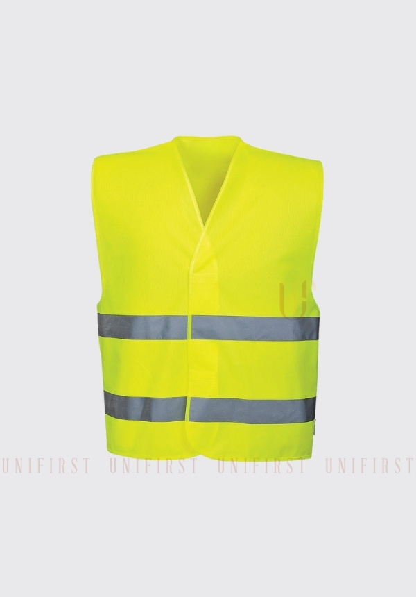 Áo Ghile bảo hộ màu huỳnh quang mẫu 1