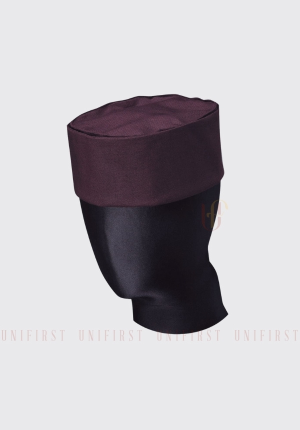 Nón bếp hình nấm màu đỏ thẫm