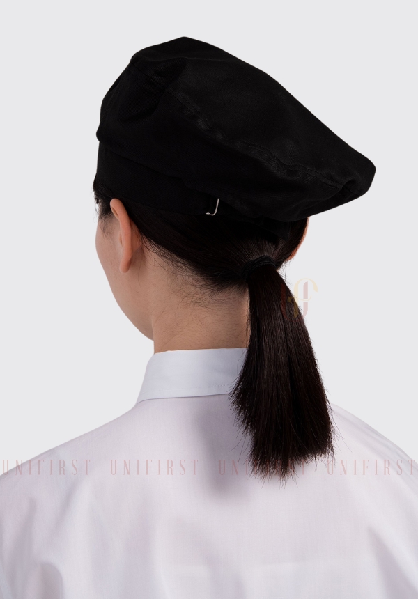 Nón bếp đội ngược màu đen