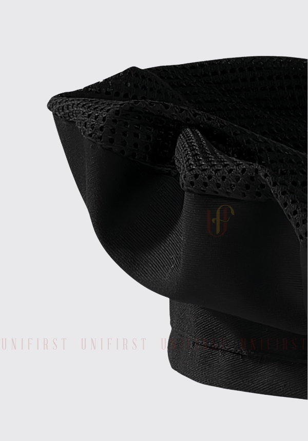 Nón bếp đội ngược có lỗ thoát khí màu đen