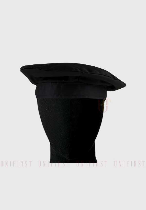 Nón bếp đội ngược có lỗ thoát khí màu đen