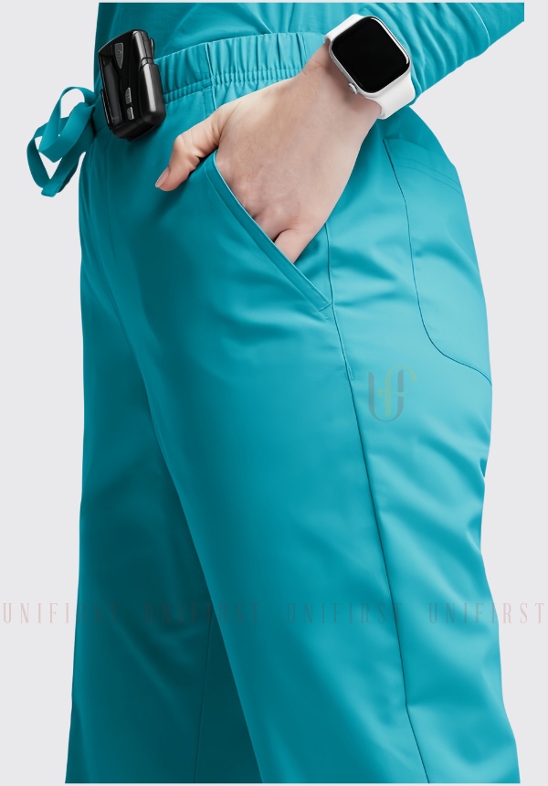 Quần kỹ thuật viên nữ màu xanh ngọc