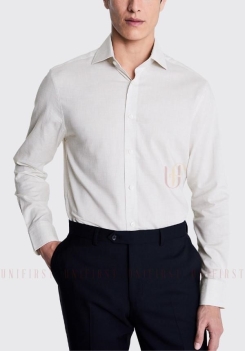 Áo sơ mi nam màu kem