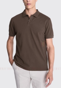 Áo thun polo màu nâu