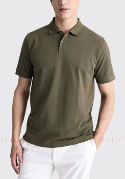 Áo thun Polo màu xanh rêu