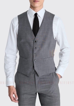 Áo ghile nam màu xám