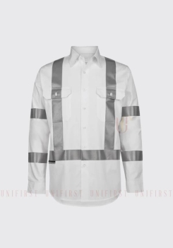 Quần áo bảo hộ lao động màu trắng