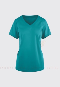 Áo kỹ thuật viên nữ màu xanh lam