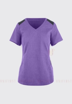 Áo kỹ thuật viên nữ màu xanh tím